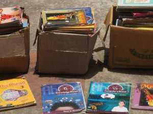 Donated Books from Home Schooling in Goa
