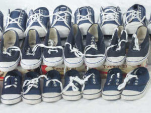 Some of the school shoes provided to the children this year